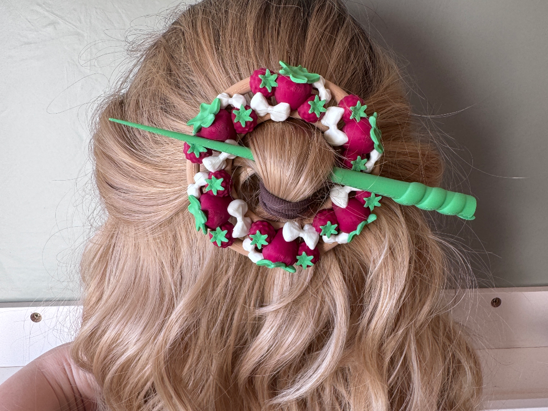 Haarschmuck – Haarnadel „Obstkörbchen“