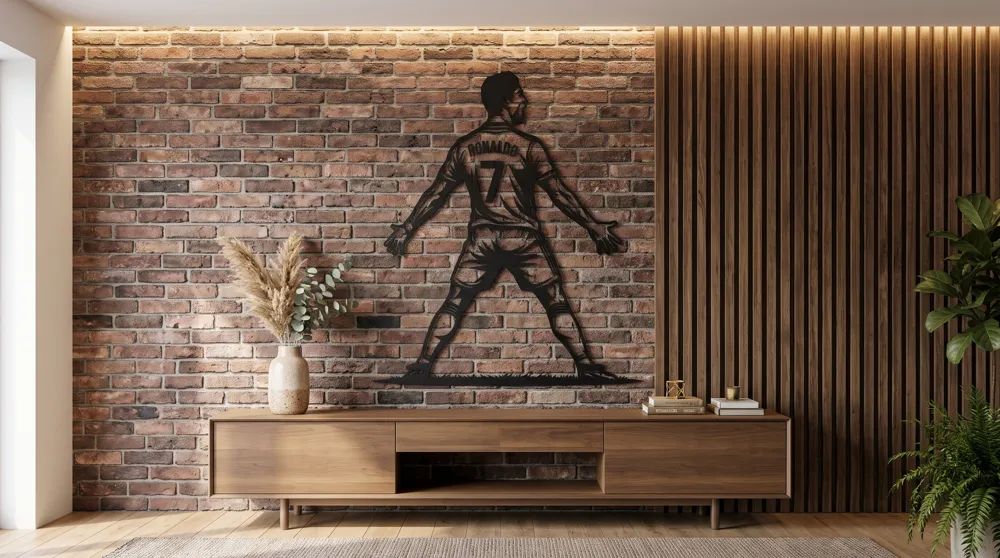 Cristiano Ronaldo CR7 Goal Celebration Wall Art - Free 3D Print Model ...