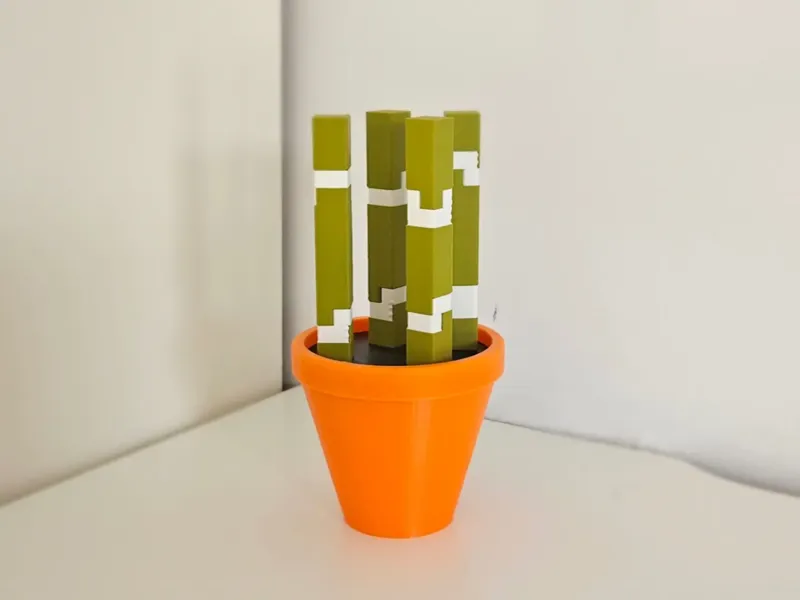 Blocky Bamboo Plant