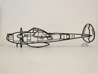 Décoration murale avion Lockheed P-38 — photo 2