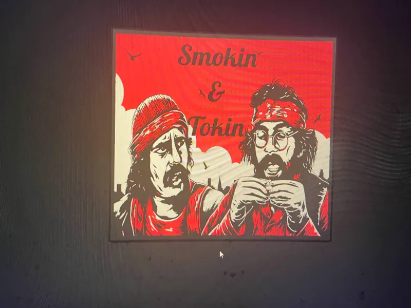 Cheech & Chong Light box