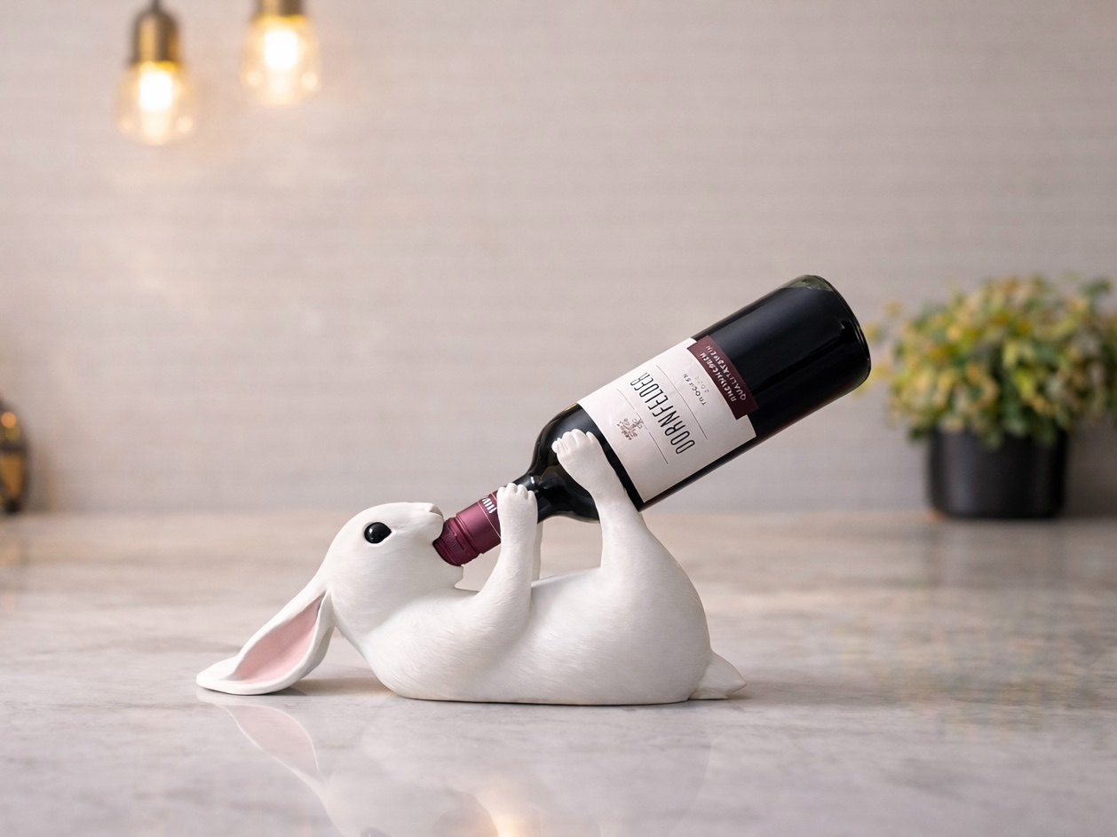 Wine Bottle Holder (Rabbit/Bunny/Easter) 