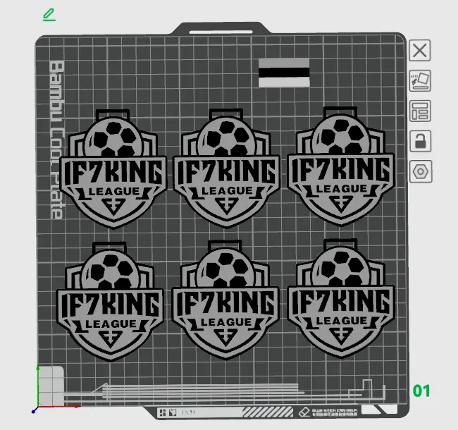 medallas IF7 plateadas