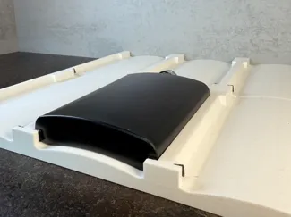 Flachmann Schablone für Lasergravur