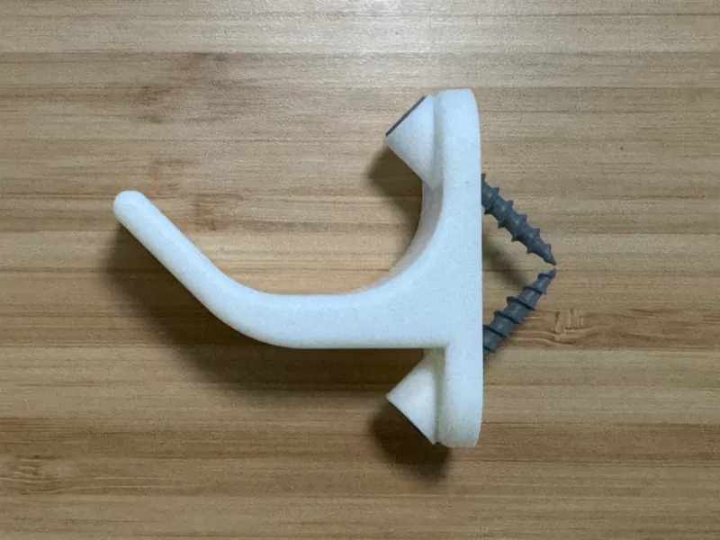 1-inch Pipe Wall Mount/Holder (Angled Screw Holes)