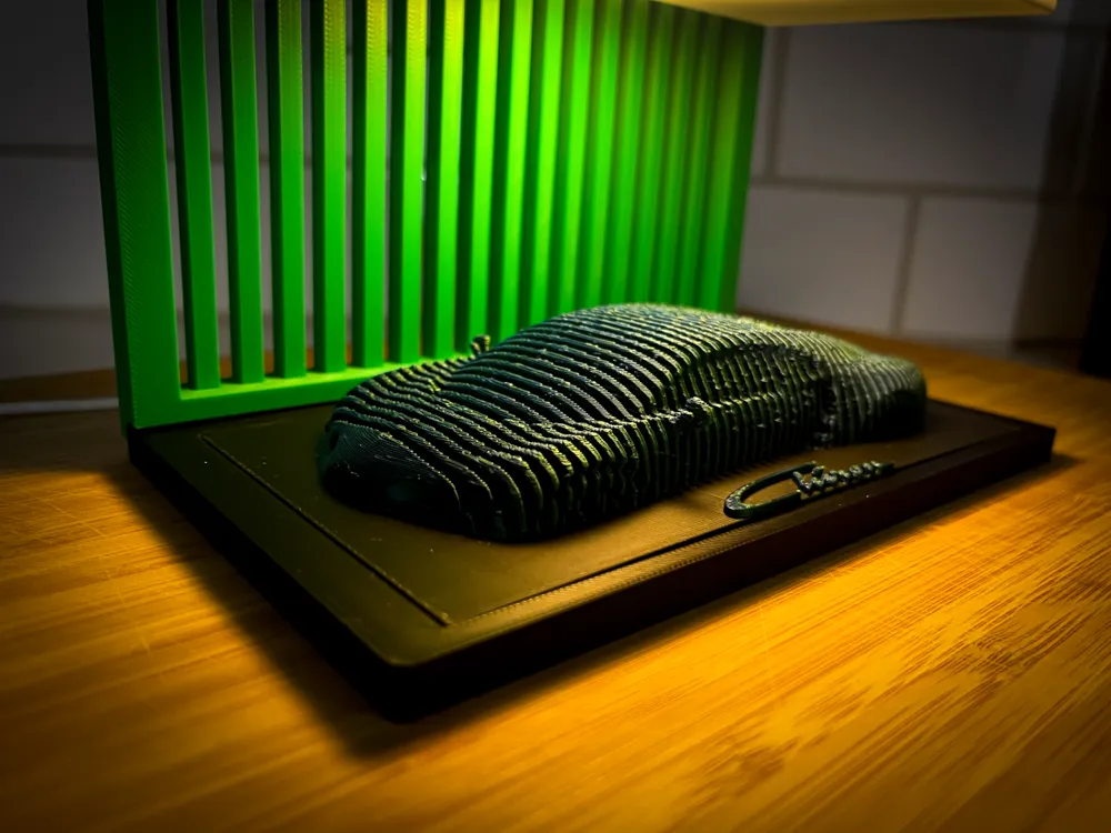 Bugatti Chiron - Layered Car Art by ShapeShift 3D Creations MakerWorld ...