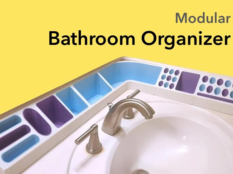 Bathroom Organizer - Magnetic and Modular