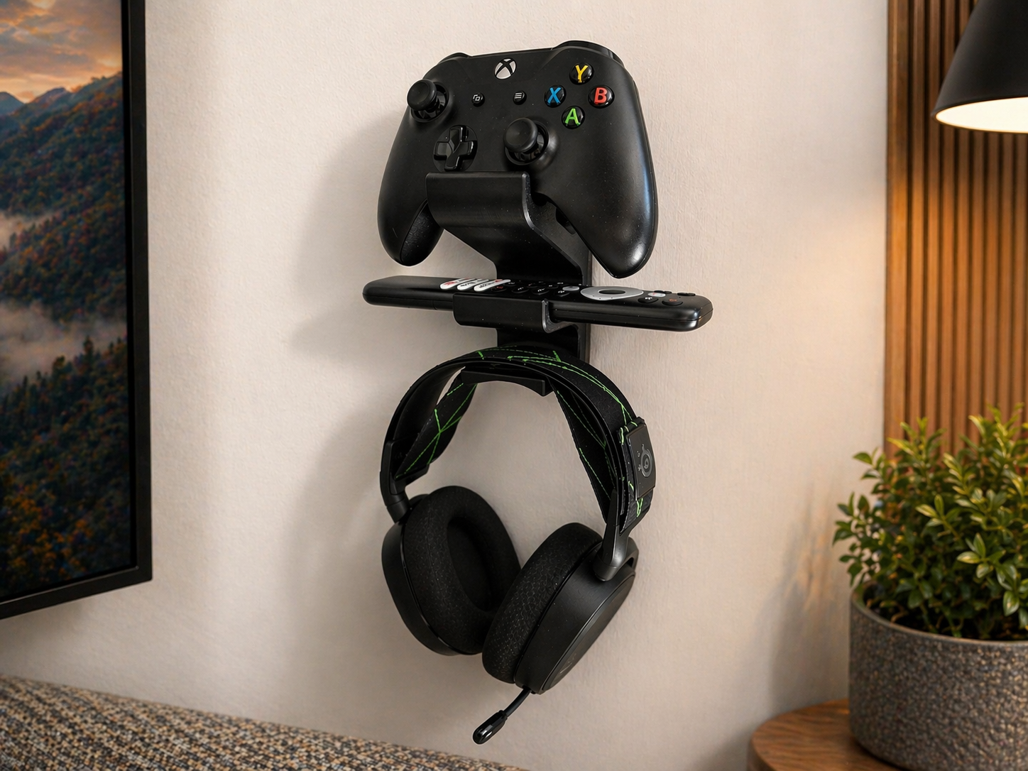 Xbox Controller / Headset / TV Remote Wall Hanger