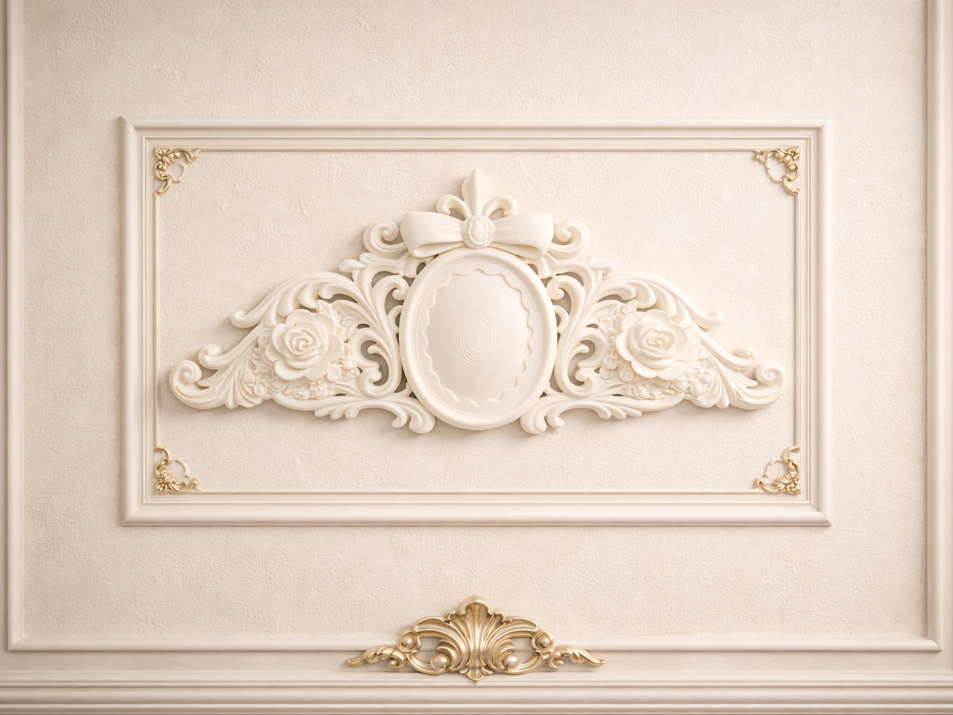 Parisian Coquette Wall Medallion