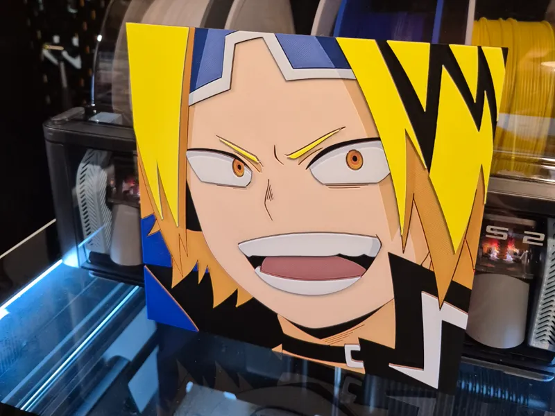 My Hero Academia - Chargebolt Closeup MHA Hueforge