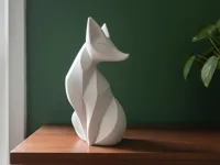 Renard géométrique — élégance minimaliste — photo 1