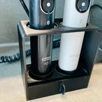 Support pour brosses à dents électriques avec égouttoir — photo 2