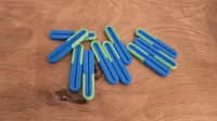 10 psc totally. 10 parts per plate 