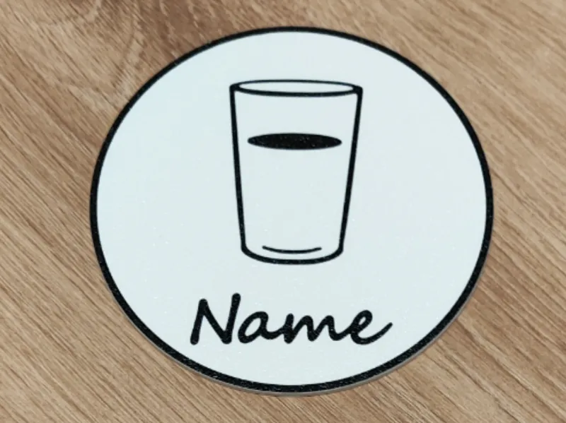Untersetzer & Name / Coaster & Name
