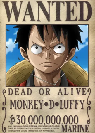 WANTED - LUFFY