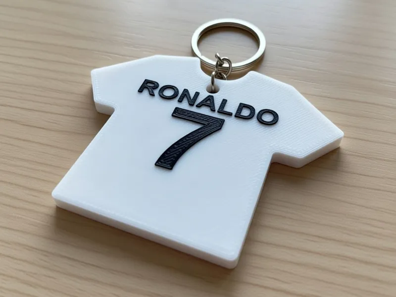 Customizable Jersey Keychain