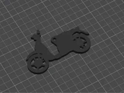 Aprilia Scarabeo Keychain