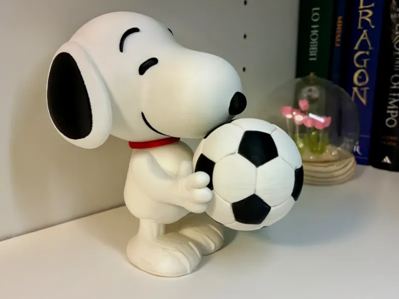 Snoopy + Balón de Fútbol