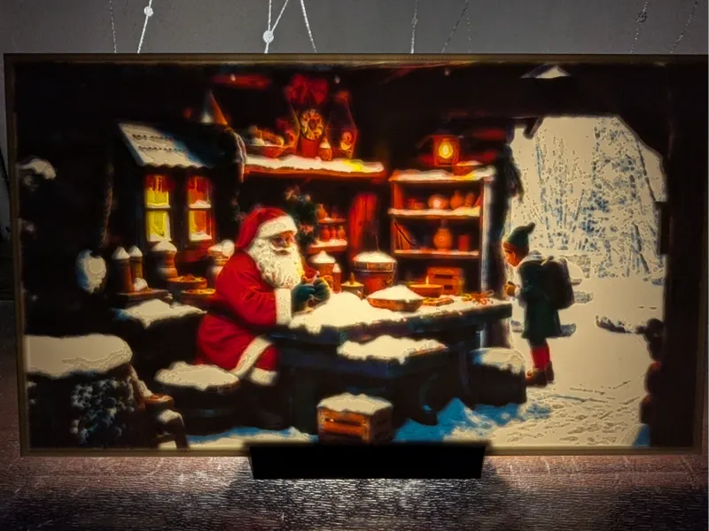 Santa Lithophane