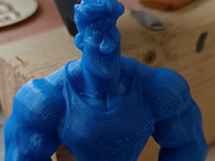 Muscle Man High-Detail Desktop Fitness Figure