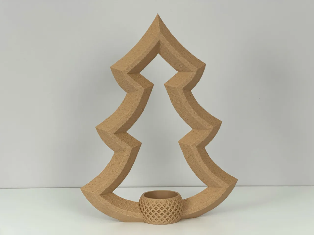 Designer Christmas Tree Tea Light Holder view 4