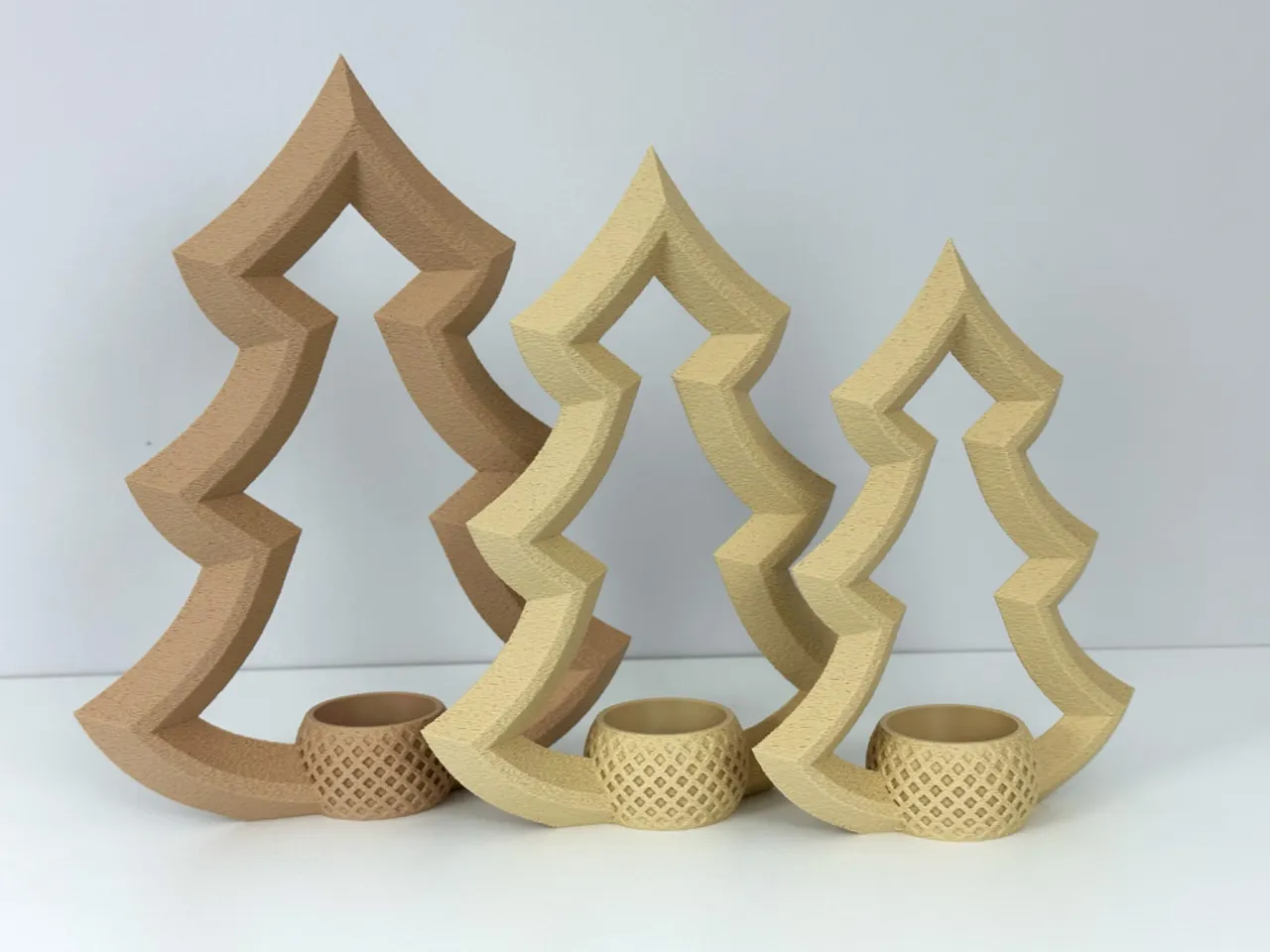 Designer Christmas Tree Tea Light Holder view 3