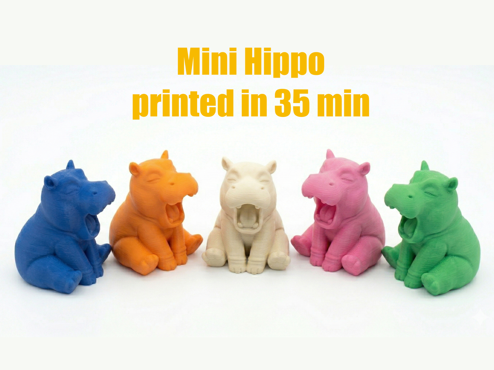 Ippopotamo annoiato - miniature