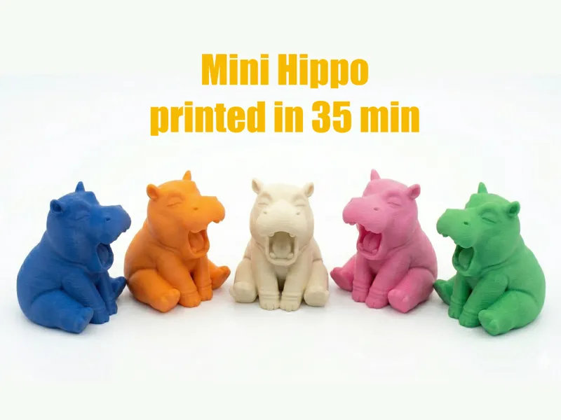 Ippopotamo annoiato - miniature