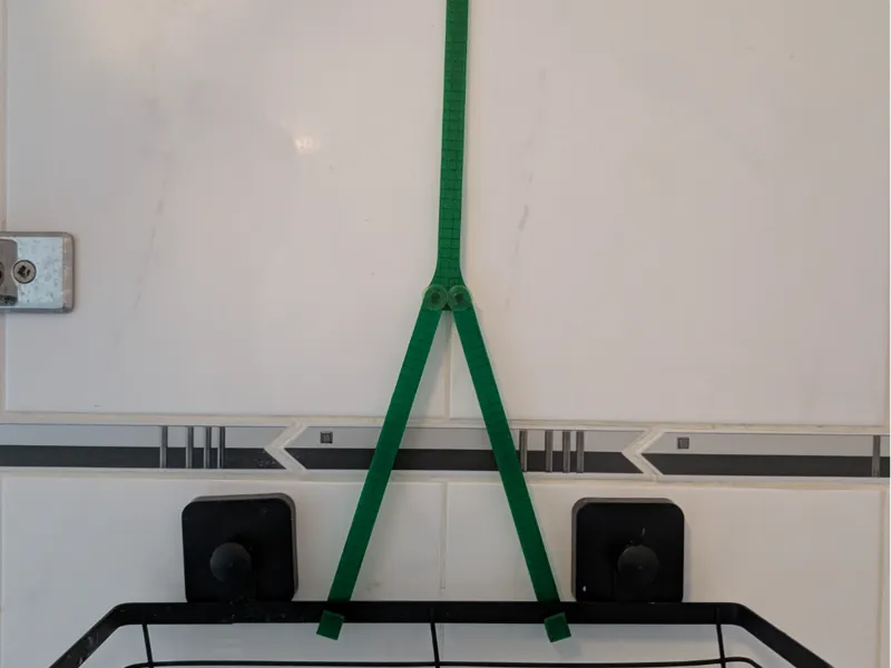 The "Suction-Saver" Wishbone Caddy Hanger