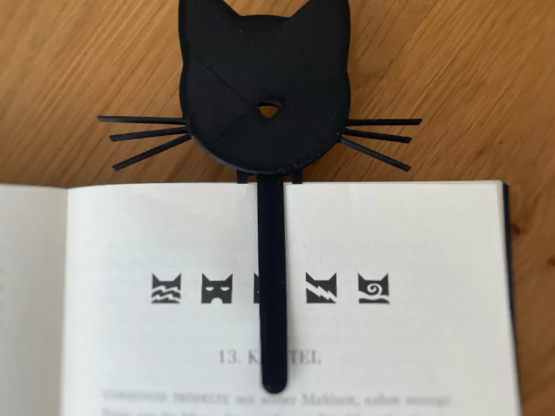cat bookmark 