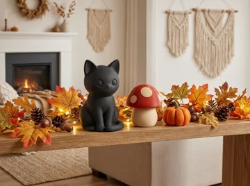 Estante o repisa: Black Cat Shelf Sitter – 3 Sizes | Halloween Decor — vista de referencia 3