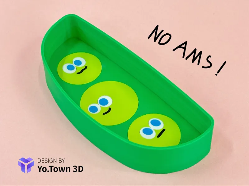 【Yo.Town 3D】Mayday Pea Storage Tray