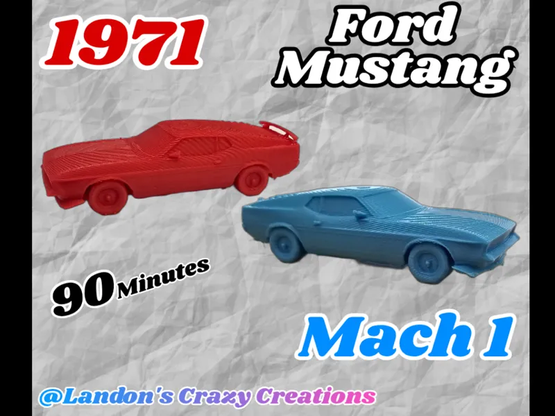 1971 Ford Mustang Model Car