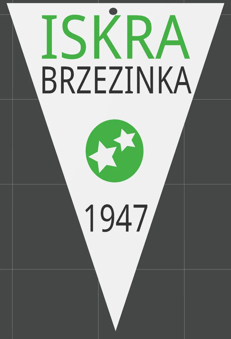 Brelok klubu piłkarskiego iskra brzezinka