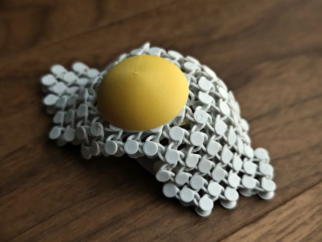 Toy egg with shell view 2