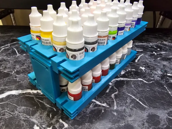Range-pots modulaire pour peintures 5 ml