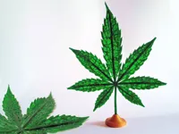 Feuille de cannabis artistique — photo 1