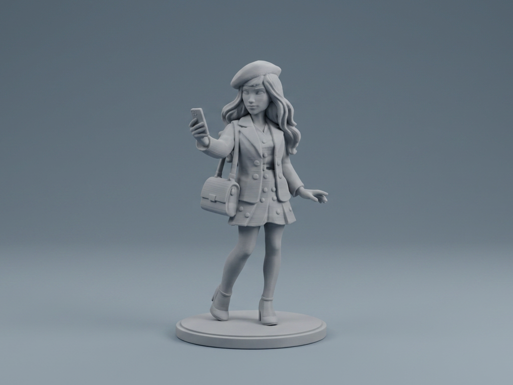 Parisian Girl – Stylish City Figurine