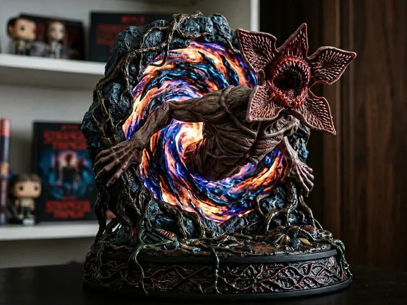 Statuetta Demogorgone Portale Stranger Things