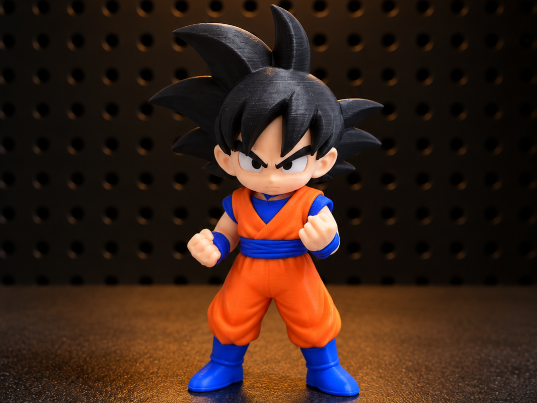 Goku normal coleção Burguer King 8 cm colorido - 1