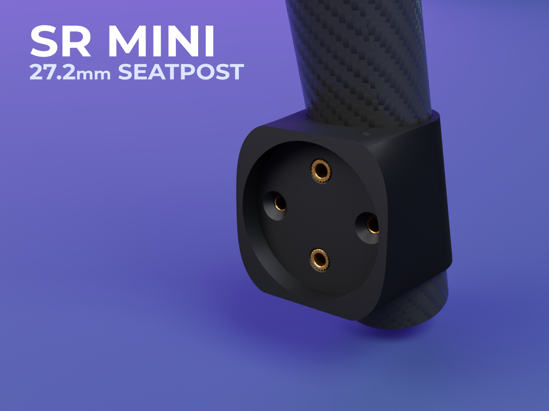 IGPSport SR MINI radar mount - 27.2mm Seatpost