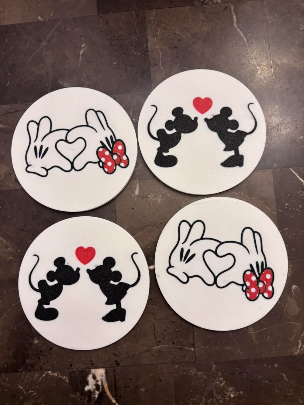 Mouse Rug Coasters Mouse Coasters by painters98 - MakerWorld