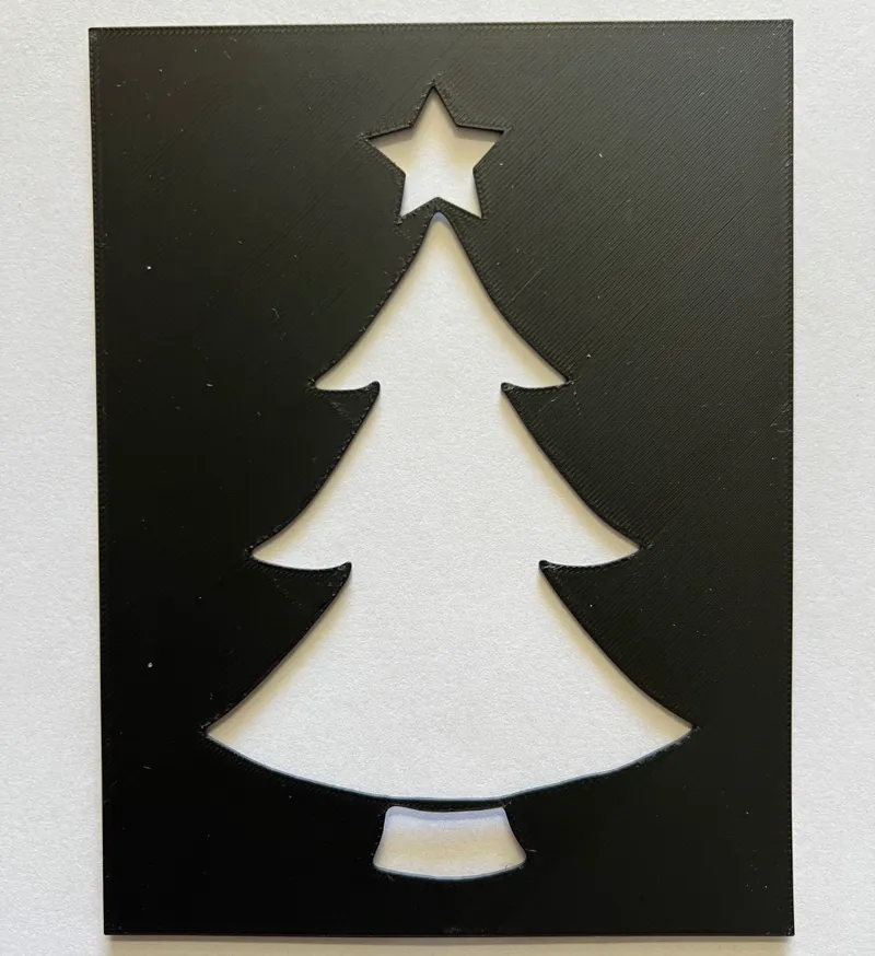 Christmas Tree Stencil
