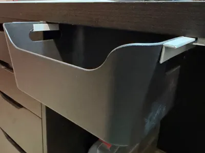 Ikea Uppdatera Tub under desk mount (1hr Print)