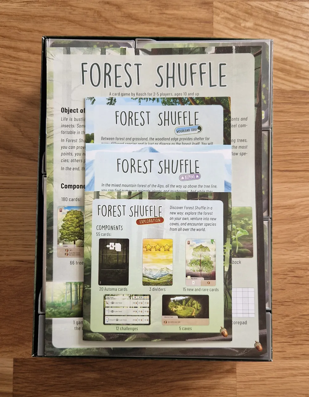 Board Game Insert - Forest Shuffle - Free 3D Print Model - MakerWorld