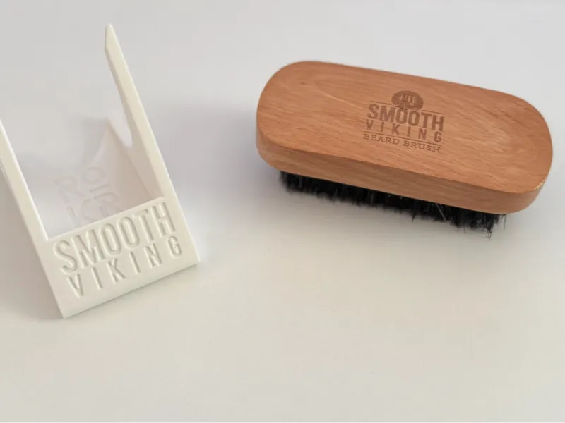 "Smooth Viking" beard brush holder