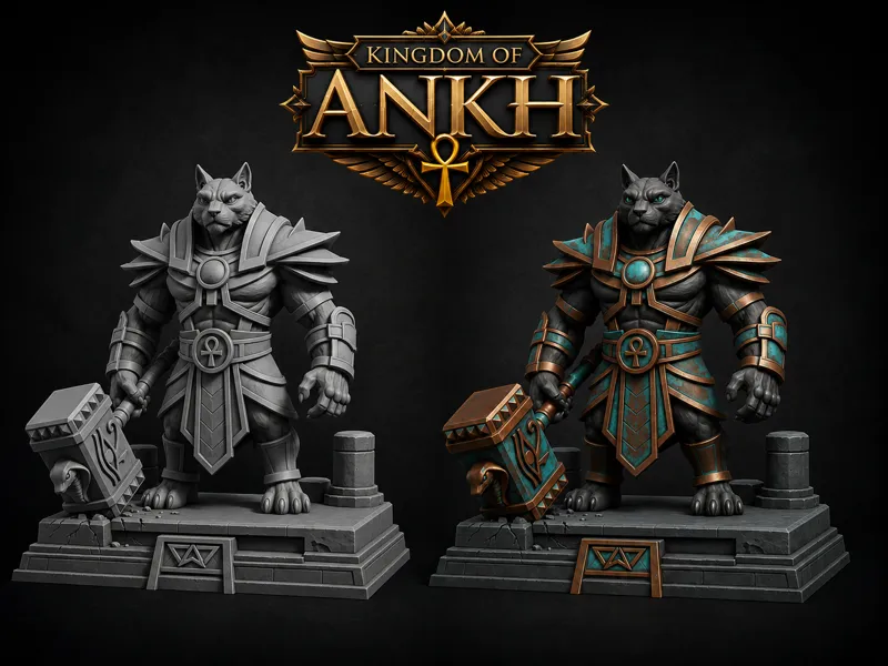 Ancient Cat Guardian - Kingdom of Ankh Collection