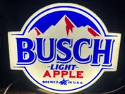 Busch Light Apple Lightbox