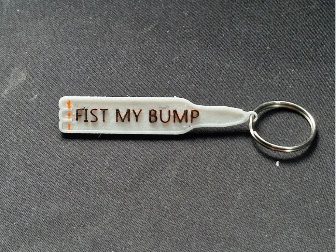 Fist my Bump keychain project Hail Mary Rocket