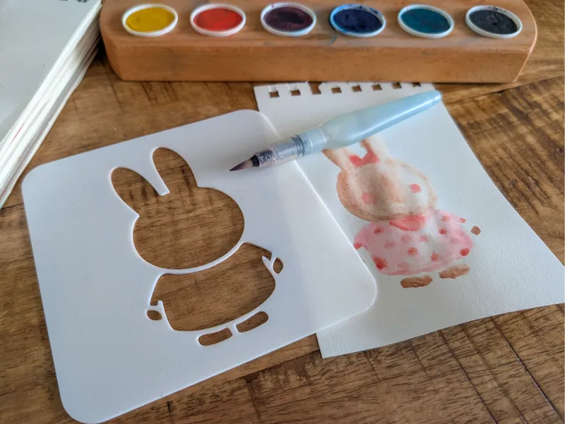 Miffy Bunny Art Stencil